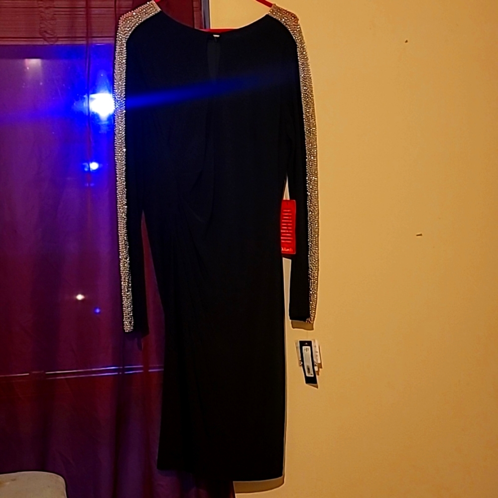 Black cocktail dress